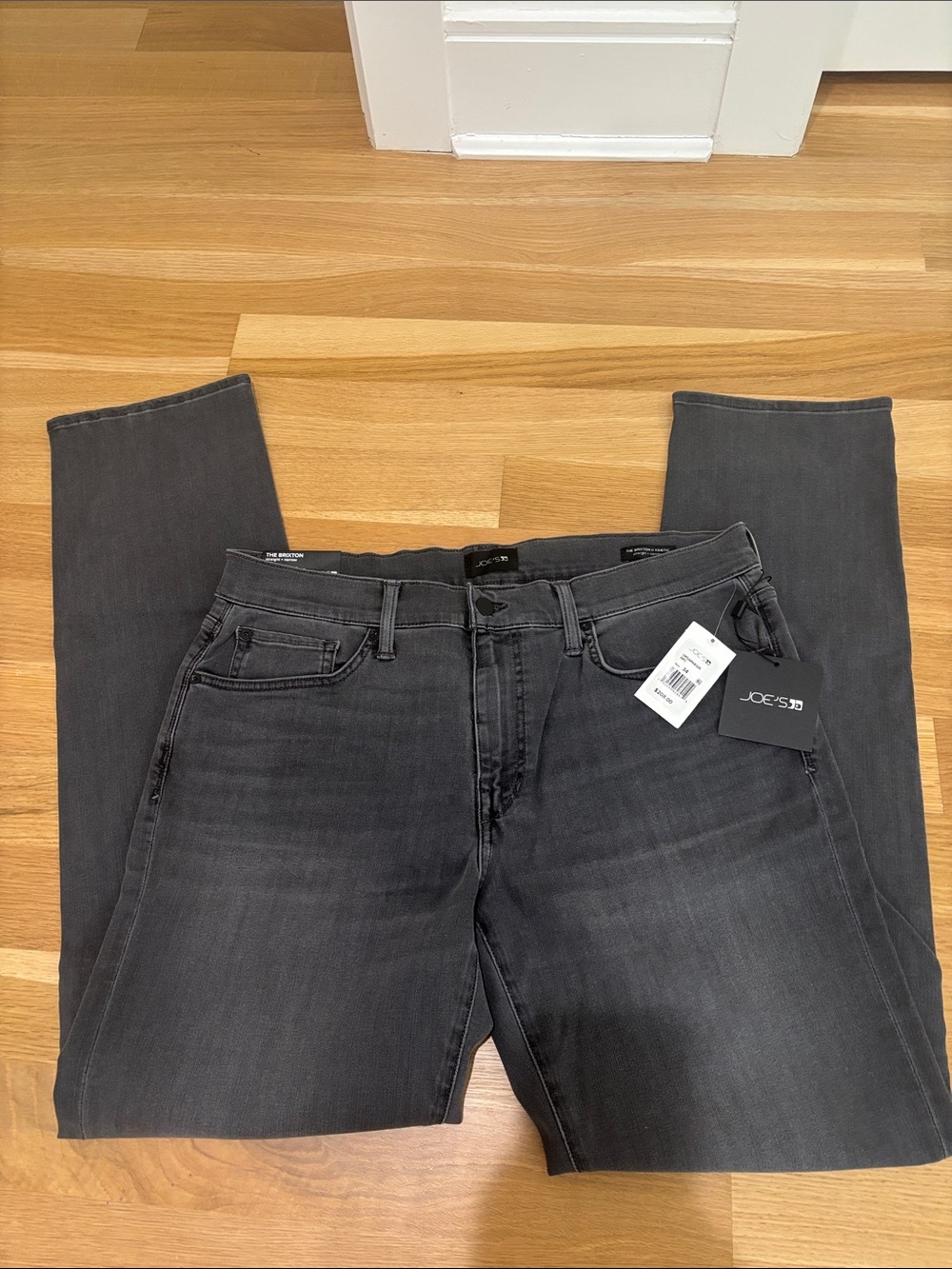 Joe's Jeans Men’s Dark Charcoal Slim Straight Jeans